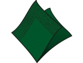 Ubrousky 3-vrstvé 33x33 cm tmavě zelené 250 ks